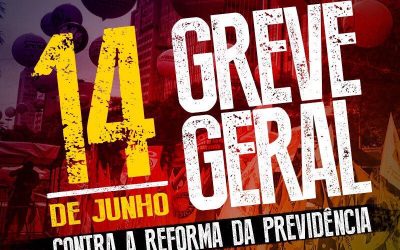 Brasil: La CSA expresa su apoyo a la huelga general del 14/06
