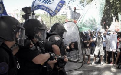 CSA condena salvaje represión y aprobación de ley contra las/os trabajadoras/es y jubiladas/os en Argentina