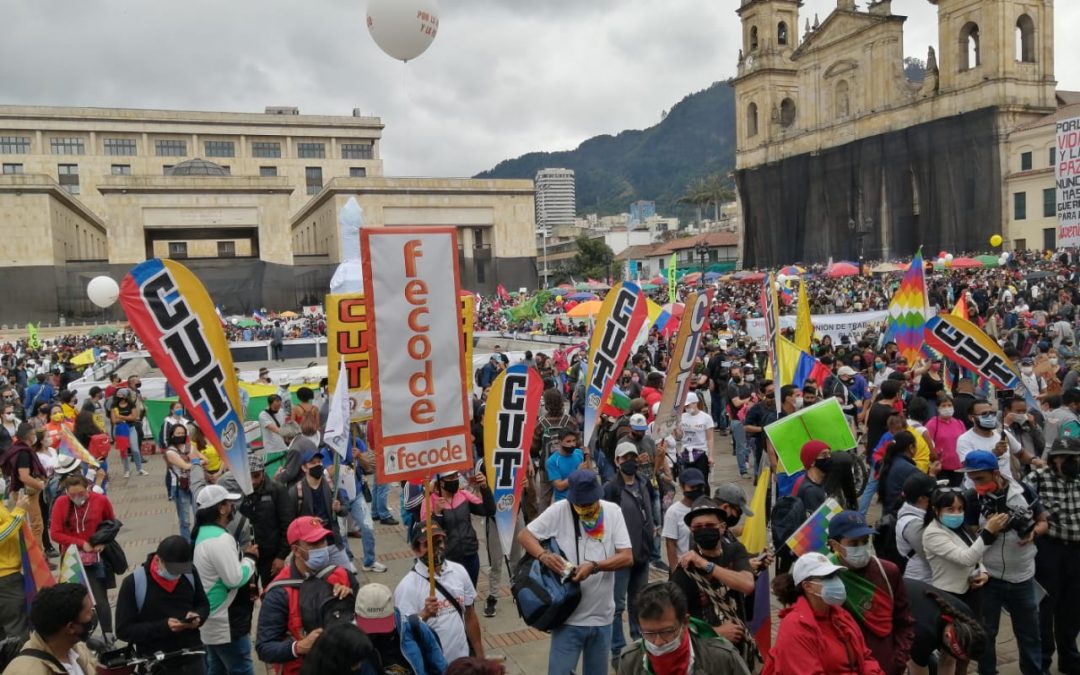 Paro Nacional de Colombia: CSA se solidariza con el pueblo colombiano