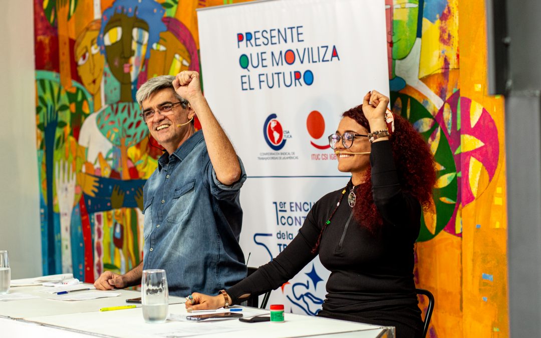 Dilma Rousseff y Pepe Mujica participan del 1er. Encuentro Continental de la Juventud Trabajadora
