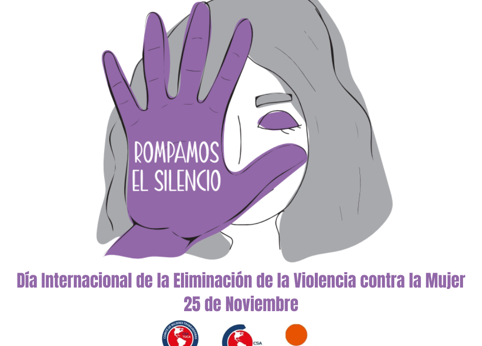 25 de Noviembre: Día Internacional de la Eliminación de la Violencia contra la Mujer