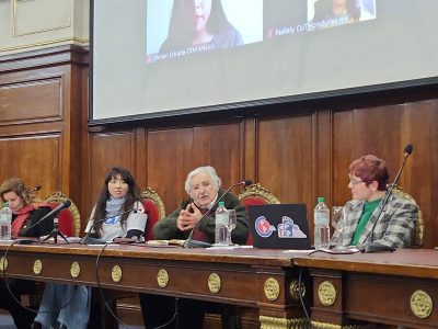 Sandra Goulart, Naira Leal, Pepe Mujica, Rodrigo Amorim